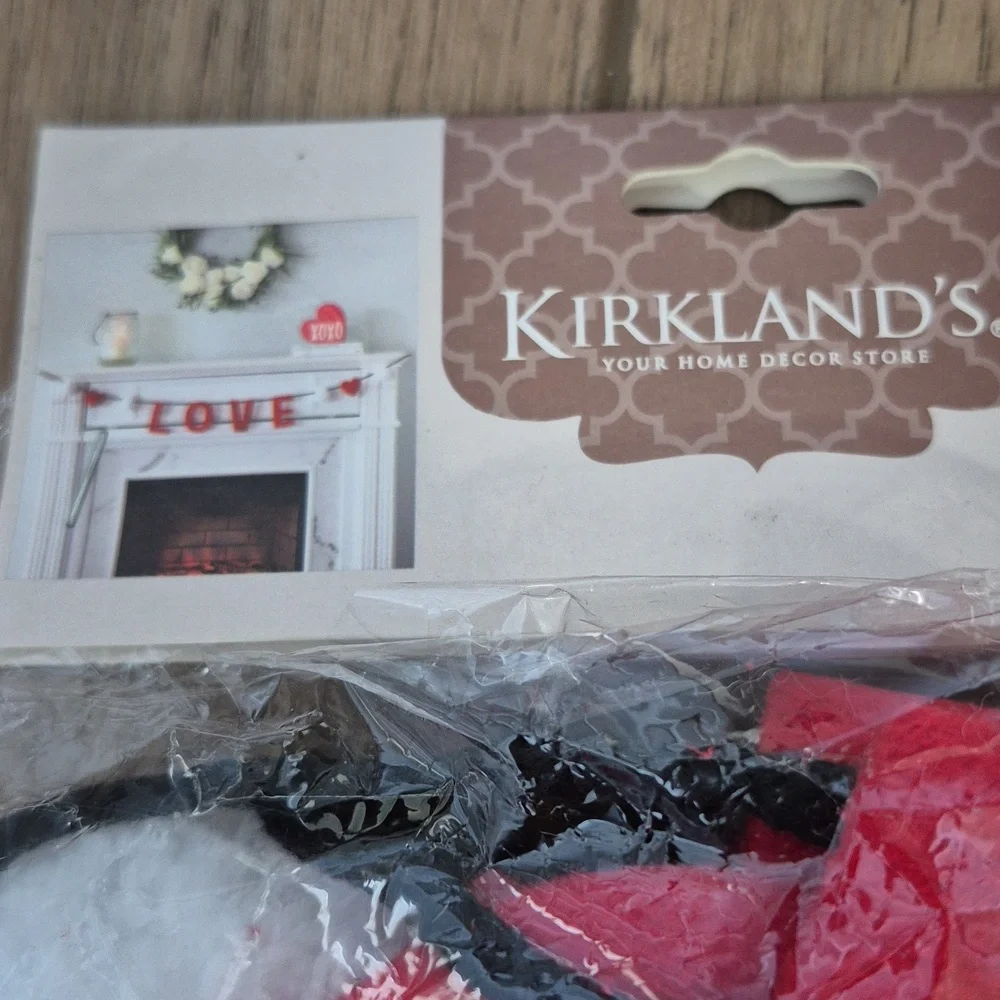 Kirkland's 69 inch LOVE Valentine's Day Banner with Pom Poms, Garland
